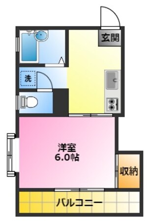 元住吉駅 徒歩8分 4階の物件間取画像